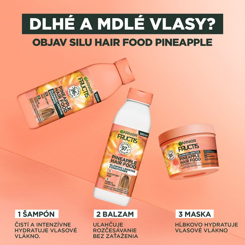 Hair Food Pineapple Rozjasňujúci šampón na vlasy - 3
